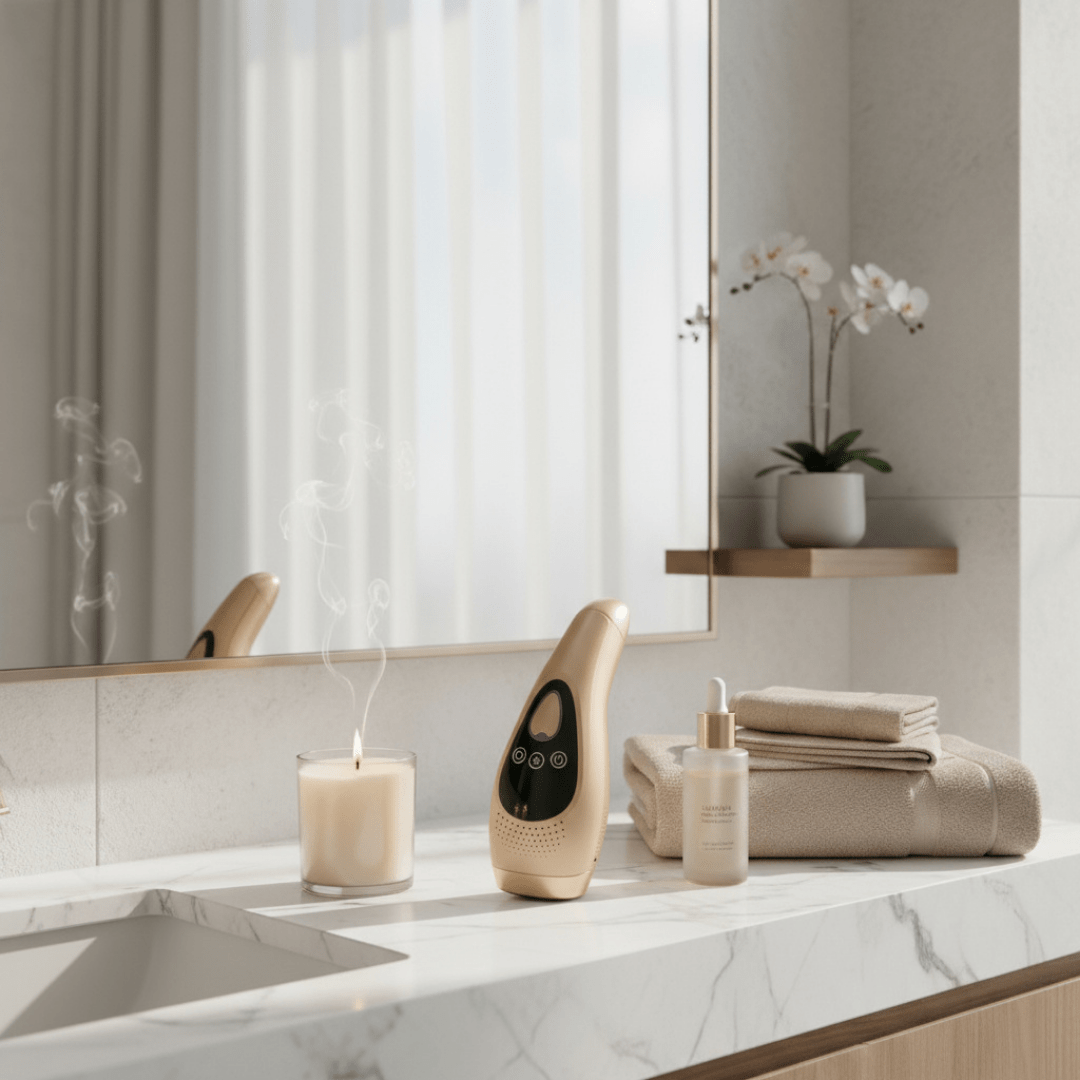 Lumizia Confort - Épilateur à lumière pulsée Ice Cooling Peau Sensible - 999 999 Flashs Indolore - Lumizia